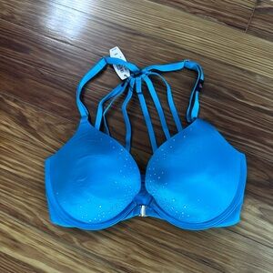 Victoria's Secret Vibrant Turquoise Strappy Bra